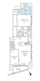 Le UnDeux南青山 901 間取り図