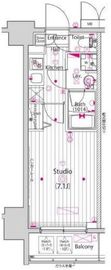 ガーラ横濱関内グランドステージ 4階 間取り図