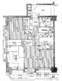 プロスペアー笹塚 3階 間取り図