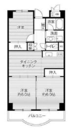 ビレッジハウス芝浦タワー 1-906 間取り図