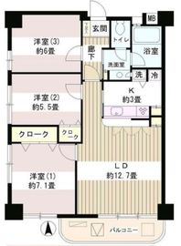 サンハイム 1001 間取り図