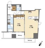 ジオグランデ白金台 2階 間取り図