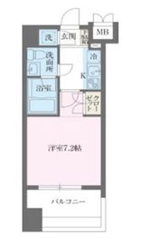 パシフィックレジデンス芝一丁目 1005 間取り図