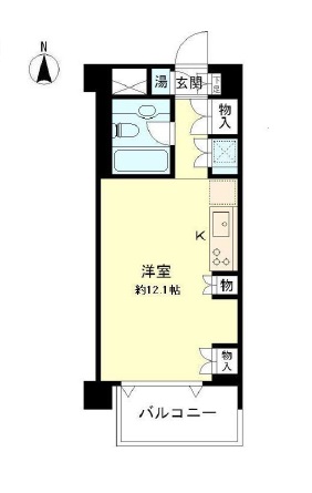 コンシェリア西新宿タワーズウエスト 902 間取り図