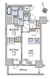 Alivis十条 501 間取り図