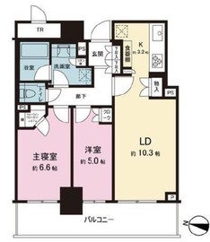パークタワー西新宿 2503 間取り図