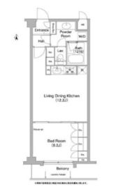 コンフォリア目黒長者丸 403 間取り図