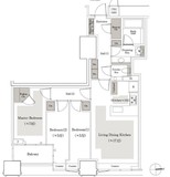 三田ガーデンヒルズ EAST HILL 8階 間取り図