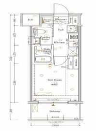 Log横浜伊勢町 (ログ横浜伊勢町) 1階 間取り図