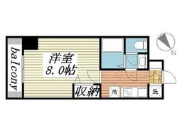 メゾン・ド・ヴィレ日本橋浜町 4階 間取り図