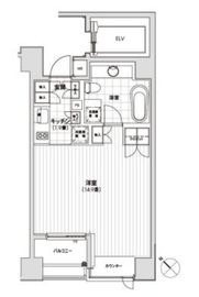 カスタリア銀座 901 間取り図