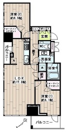 プラウドタワー渋谷 5階 間取り図