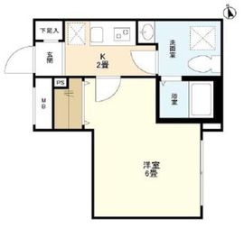 ウェルスクエアイズム文京小日向 103 間取り図