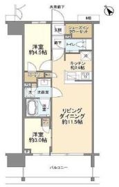クレヴィア上野入谷 6階 間取り図