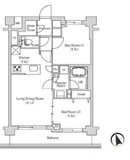 エミリブ鷺ノ宮 104 間取り図