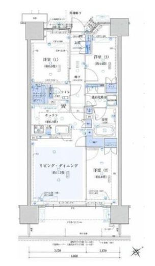 クラッシィハウス湘南藤沢 5階 間取り図