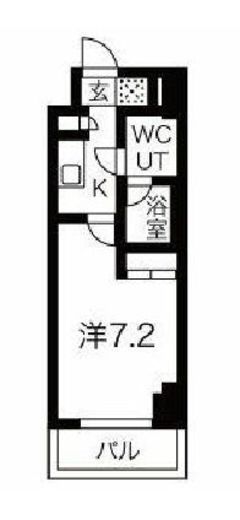 スパシエ東神奈川 9階 間取り図
