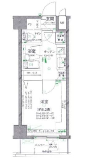 パレステュディオ渋谷ウエスト 11階 間取り図