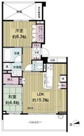 パークハウス代沢プレイス 3階 間取り図