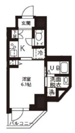 ハーモニーレジデンス新横浜 10階 間取り図