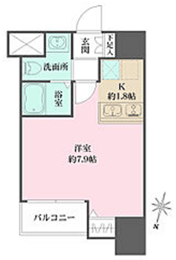 ラヴィーナ横浜 304 間取り図