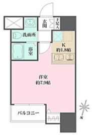 ラヴィーナ横浜 304 間取り図