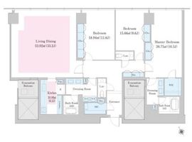 ラ・トゥール新宿ファースト 3405 間取り図