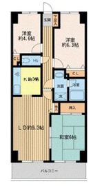 ガーデンシティ金沢文庫 808 間取り図