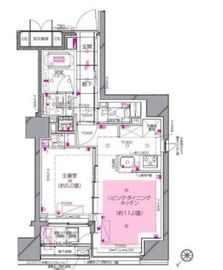 ピアース銀座レジデンス 9階 間取り図