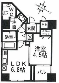 レックス赤坂レジデンス 10階 間取り図