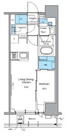 ルフォンプログレ上野御徒町 303 間取り図