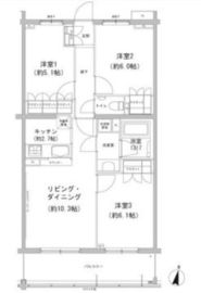 ヒューリックコート雪が谷 412 間取り図