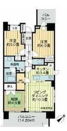 ライオンズ西葛西プライムマークス 2階 間取り図