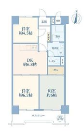 光シャンブル品川東八ツ山公園 10階 間取り図