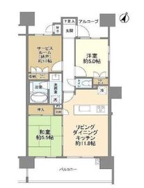 グランイーグルパークサイド大森南 3階 間取り図
