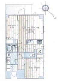 イニシアイオ武蔵小山 3階 間取り図