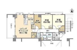 ドレッセ荏田北マリス 2階 間取り図