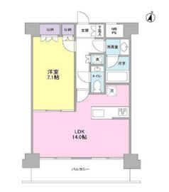 プレディアスタイル池上南EAST 202 間取り図