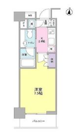 プレディアスタイル池上南WEST 202 間取り図