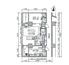 東雲キャナルコートCODAN 19-601 間取り図