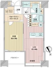 白金ザ・スカイ 35階 間取り図