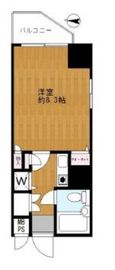 東急ドエルアルス根津 7階 間取り図