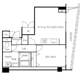 ROX参番館 611 間取り図