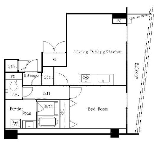 ROX参番館 511 間取り図