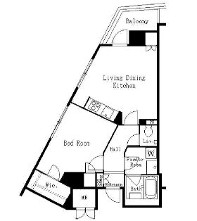 ROX参番館 501 間取り図
