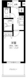 アヴァンツァーレ新宿ピアチェーレ 5階 間取り図
