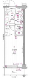 ガーラ・ヒルズ新宿 3階 間取り図