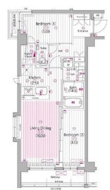 ガーラ・ヒルズ新宿 4階 間取り図