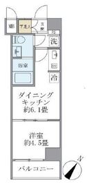 ジオエント駒込 103 間取り図