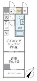 ジオエント駒込 402 間取り図
